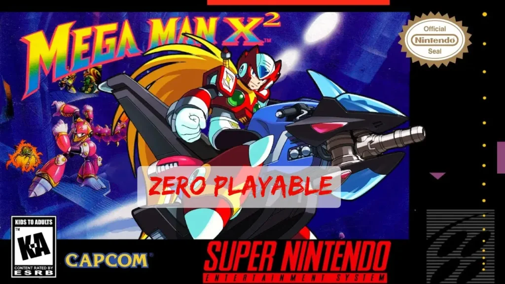 Mega Man X2 - Zero Playeble